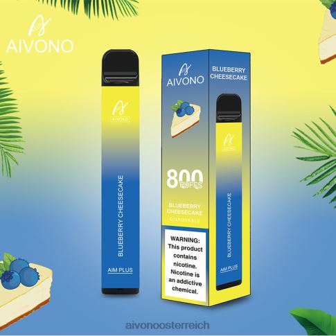 Aivono AIM PLUS 800 Blaubeer-Käsekuchen N8240174 | Aivono Vape